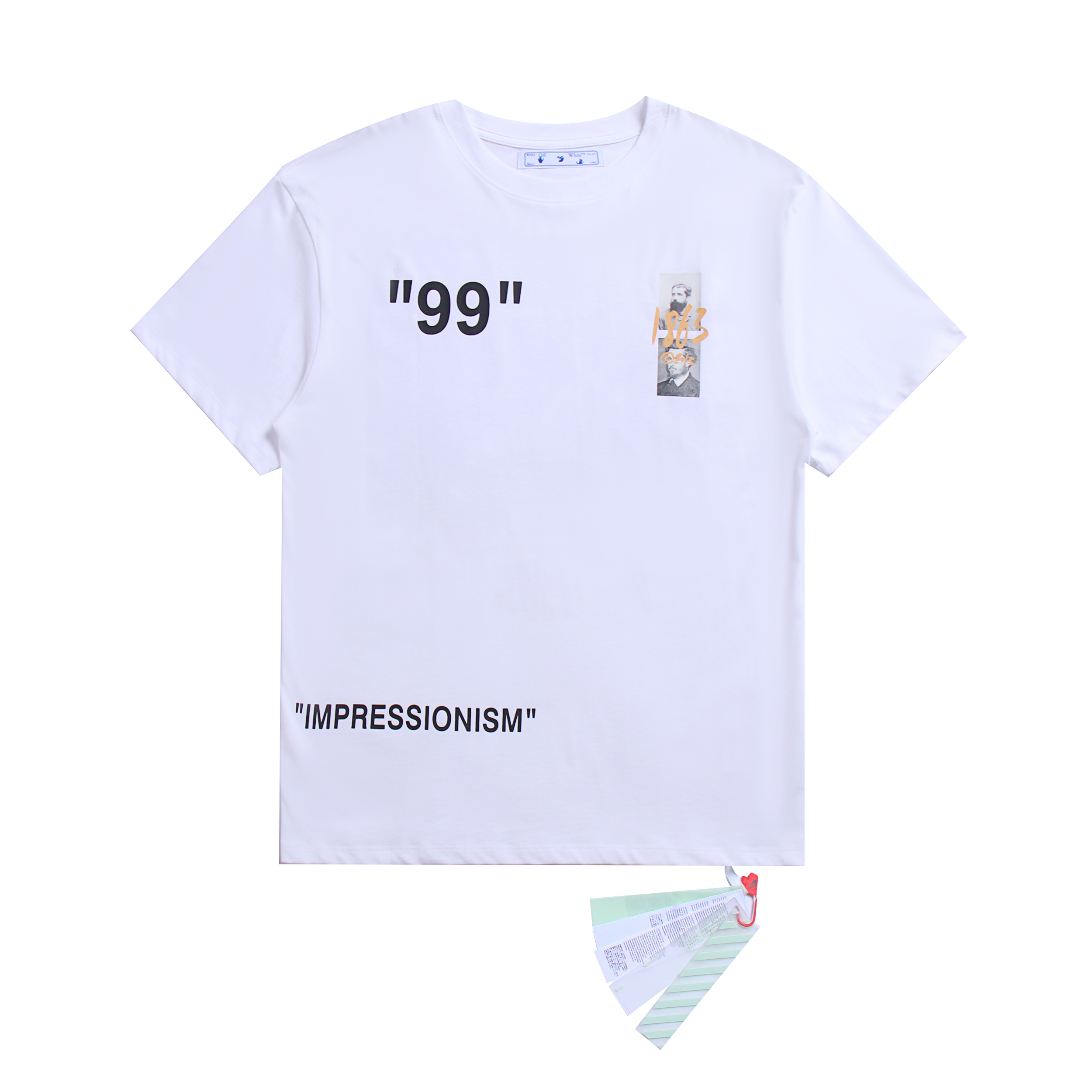 108_2135 Off-White T-shirt 2 Colors