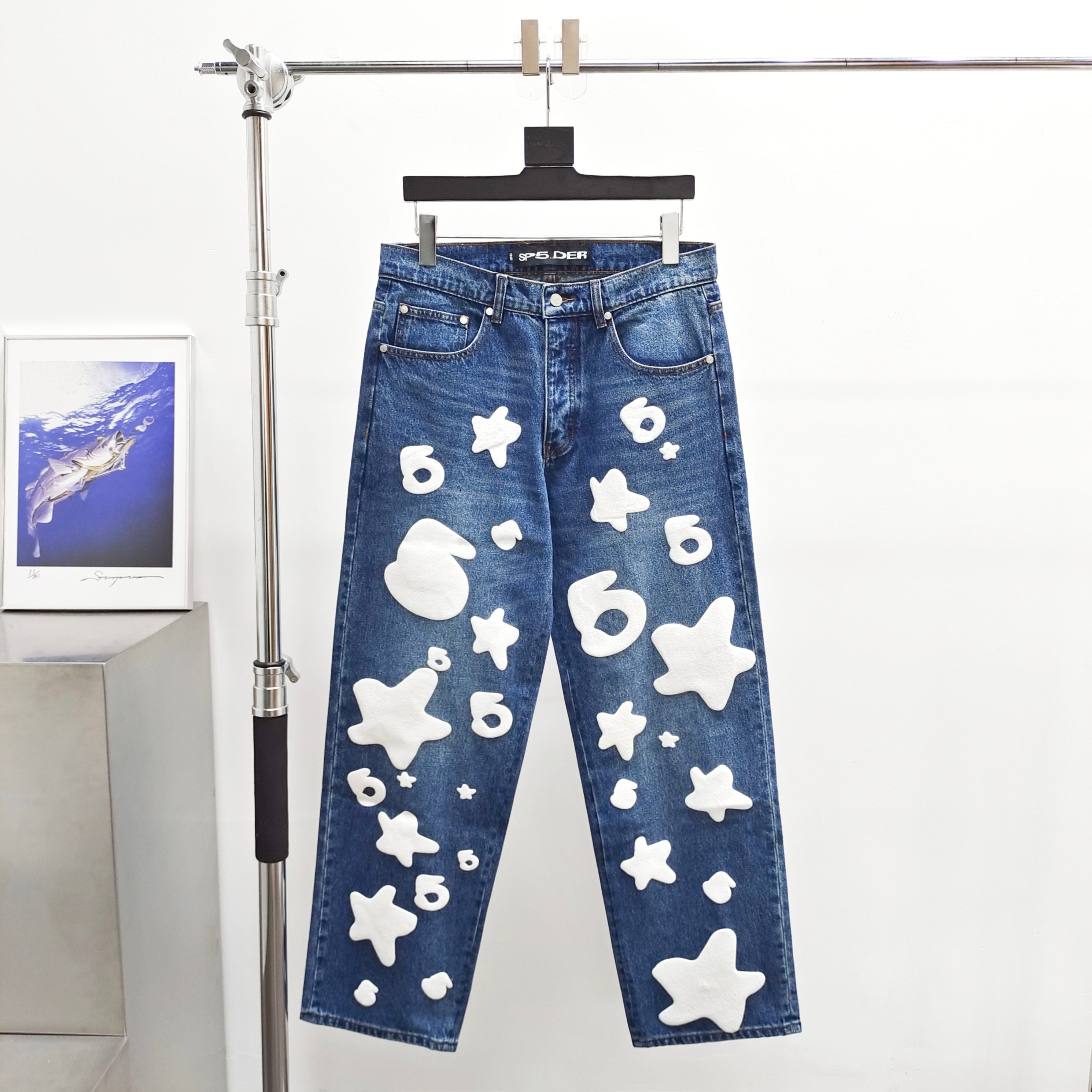 61_ [1:1 quality] Spider Jeans