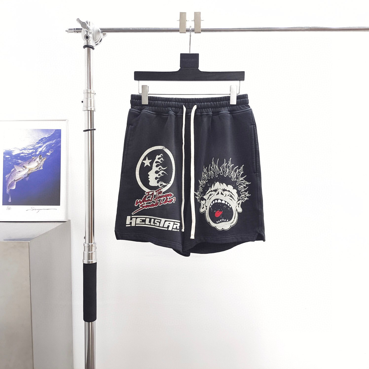 38_[1:1 NFC tag quality] Hellstar Shorts