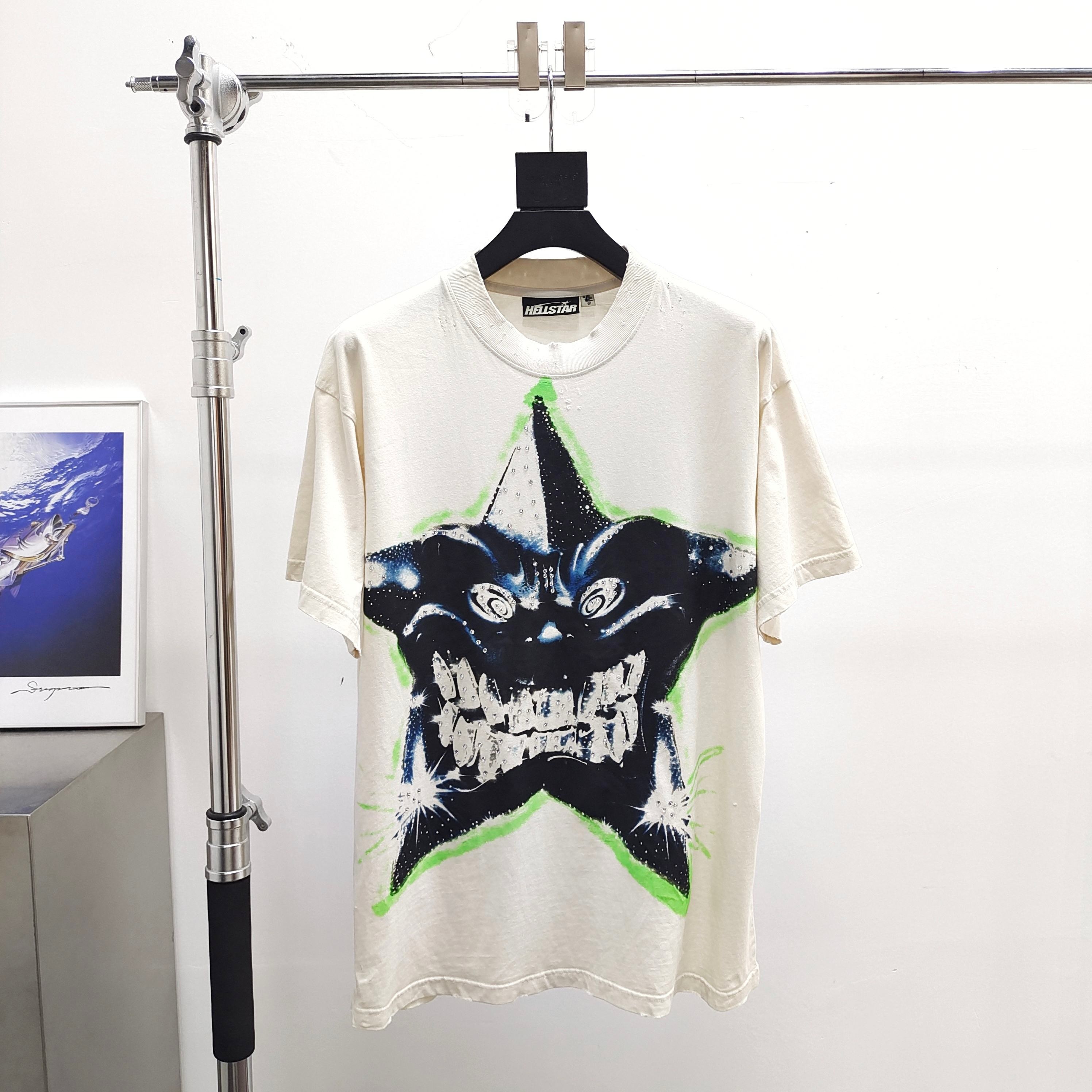 101_[1:1 NFC tag quality] Hellstar T-shirt