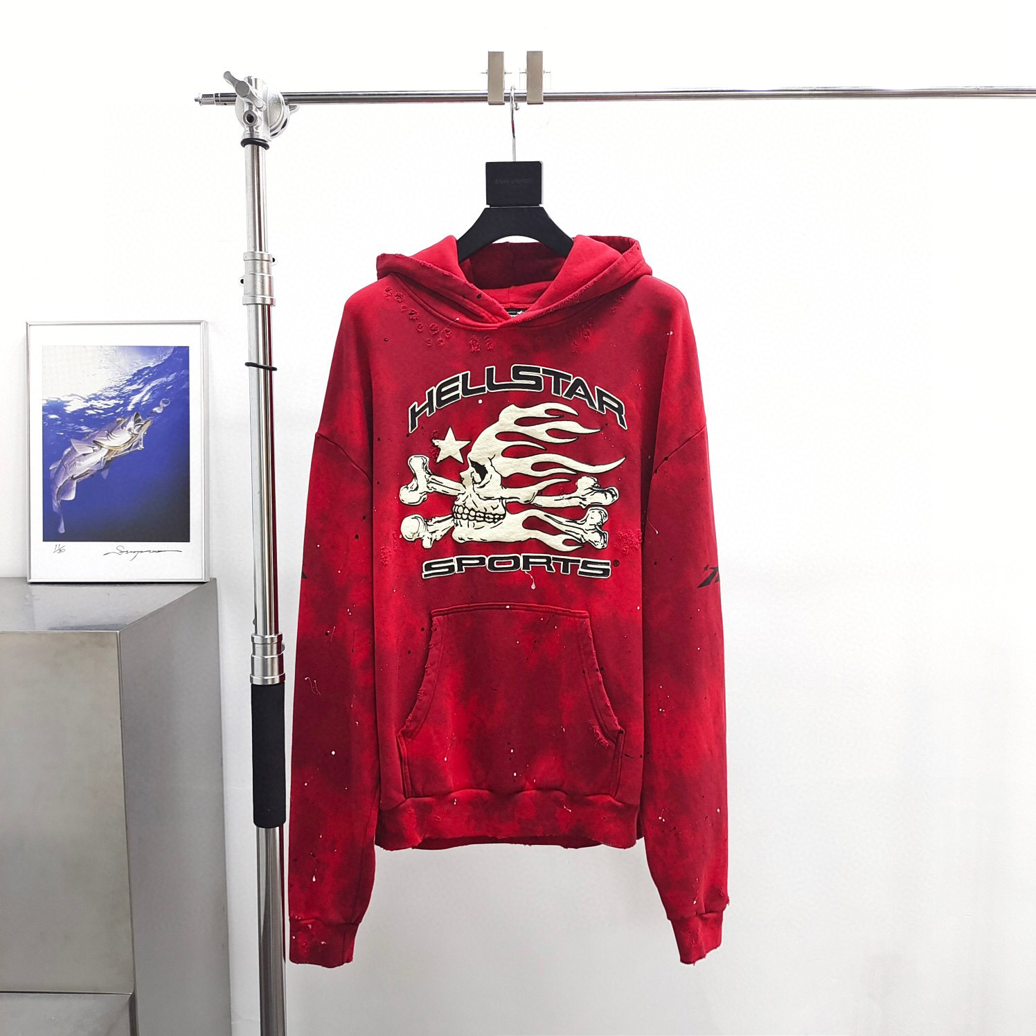 119_[1:1 NFC tag quality] Hellstar Hoodie