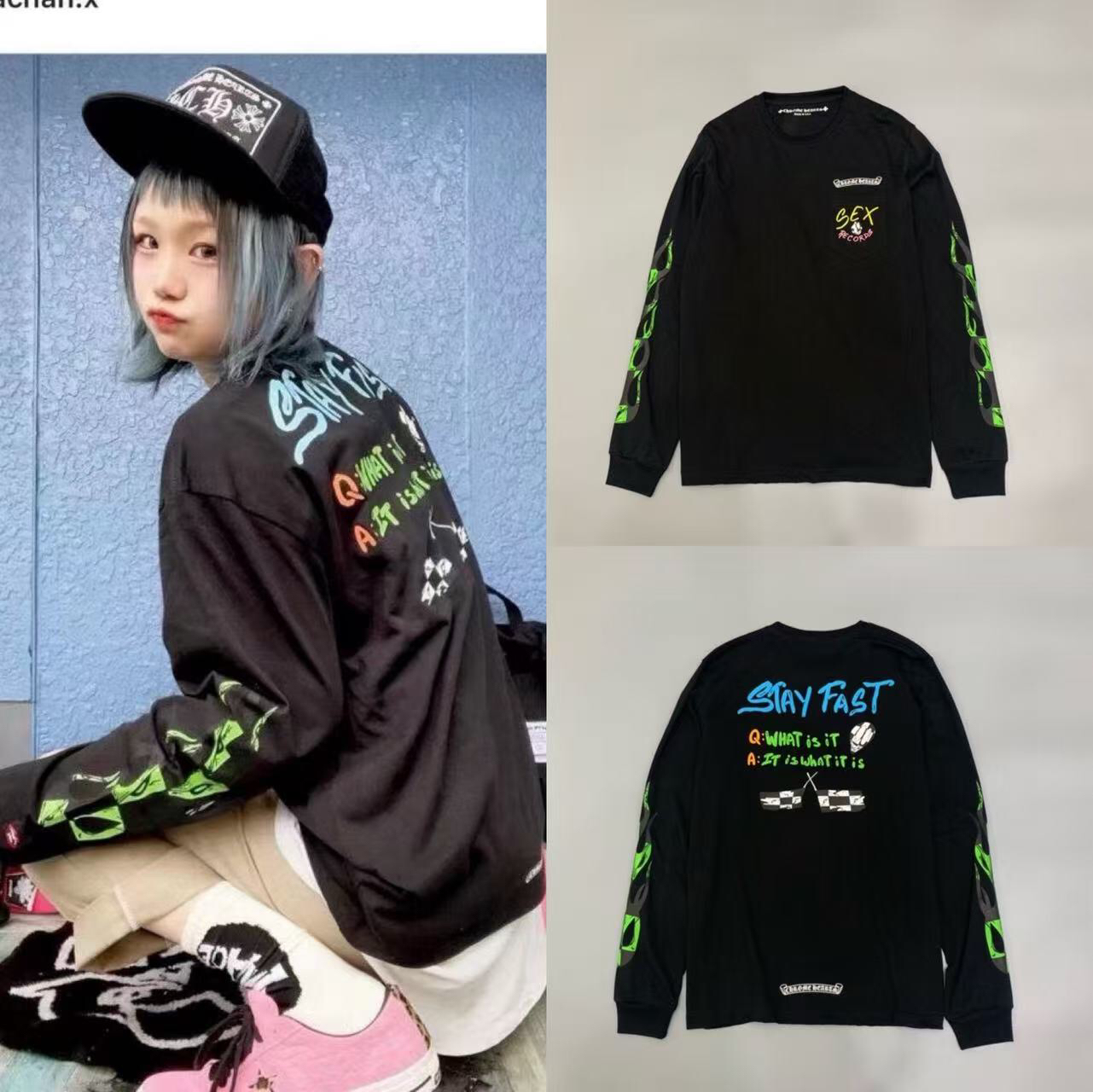 1_[1:1 quality] Chrome Heart Longsleeves