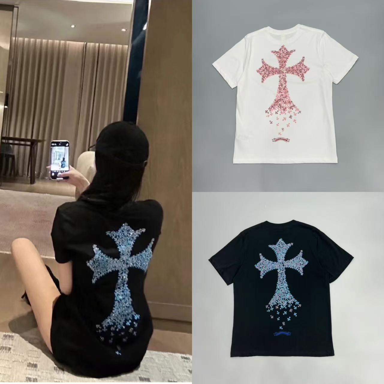 44_[1:1 quality] Chrome Heart T-shirt