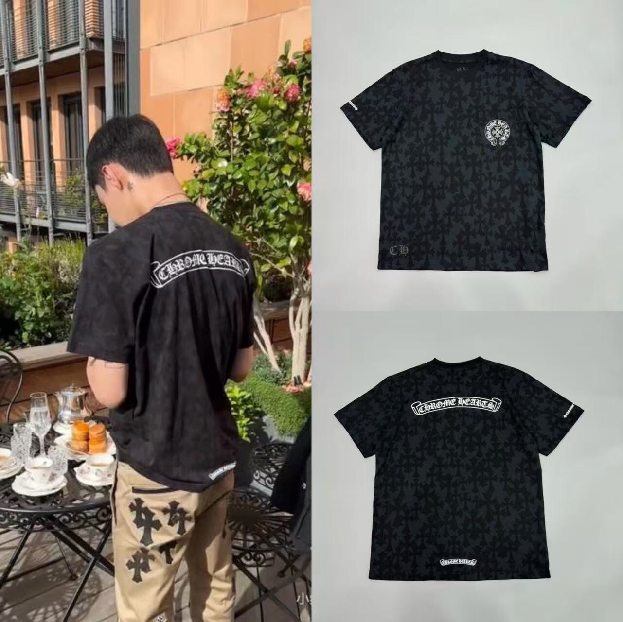 87_[1:1 quality] Chrome Heart T-shirt