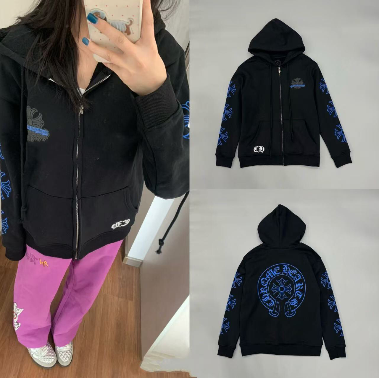 74_[1:1 quality] Chrome Heart hoodie