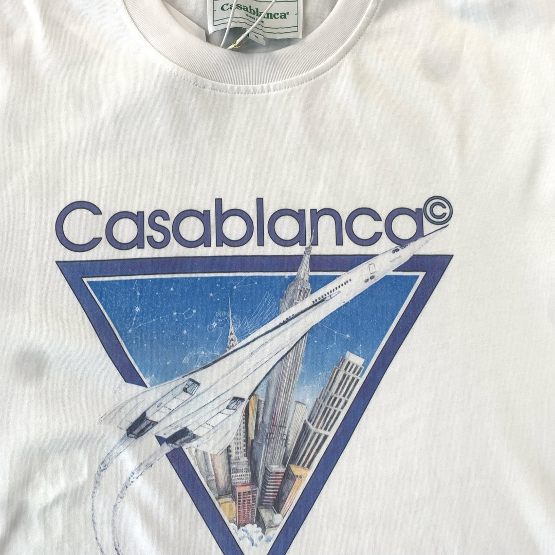 53_145 CASABLANCA T-shirt Two Colors