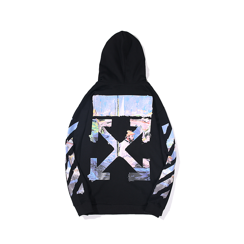 6_6009 Off White Hoodie With Ziper