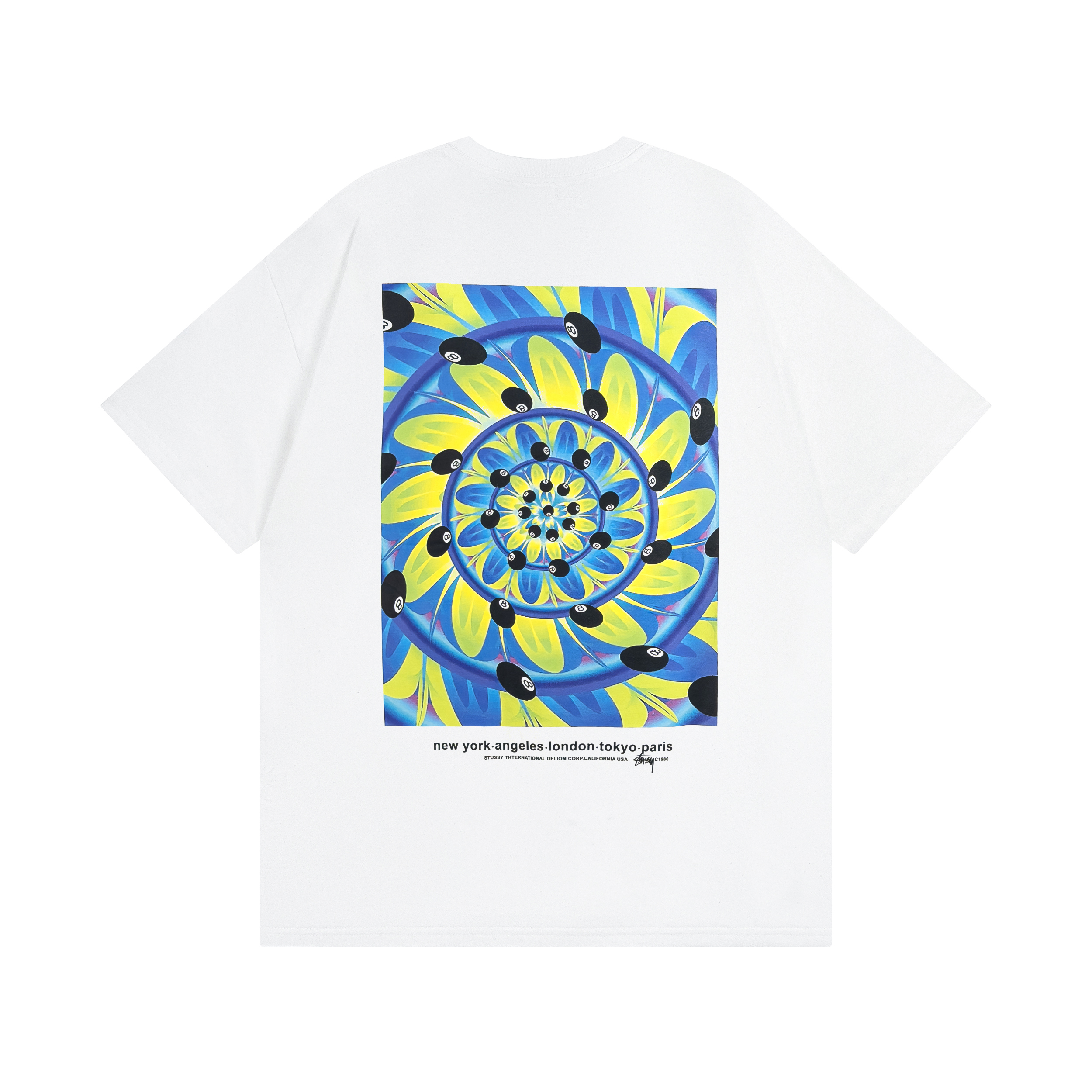 4_Stussy T-shirt 4 Colors