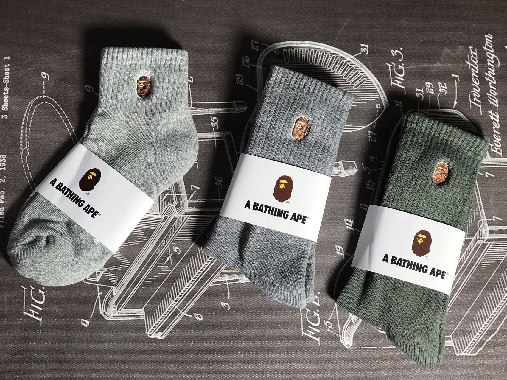 19_ Bape Socks