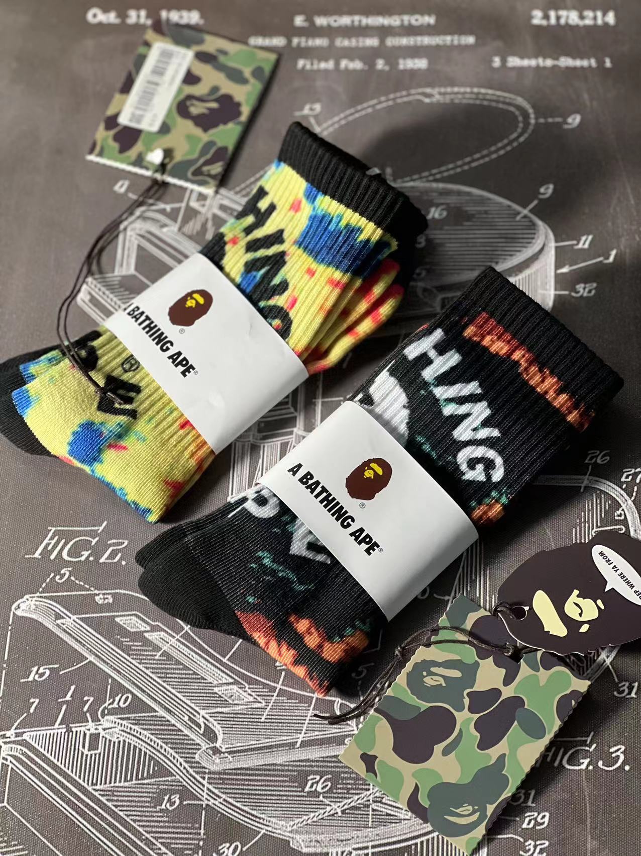 26_ Bape Socks