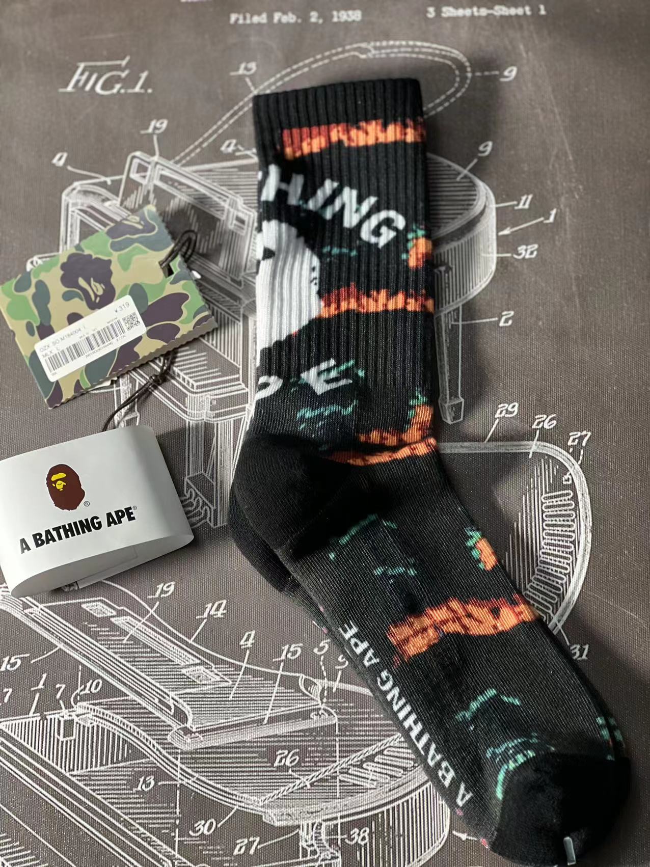 26_ Bape Socks