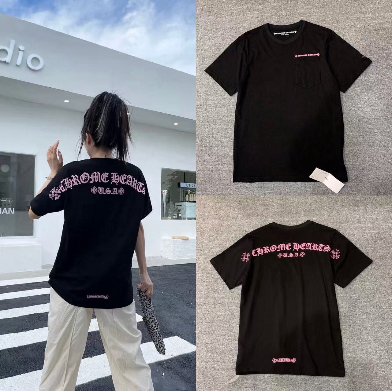 95_[1:1 quality] Chrome Heart T-shirt