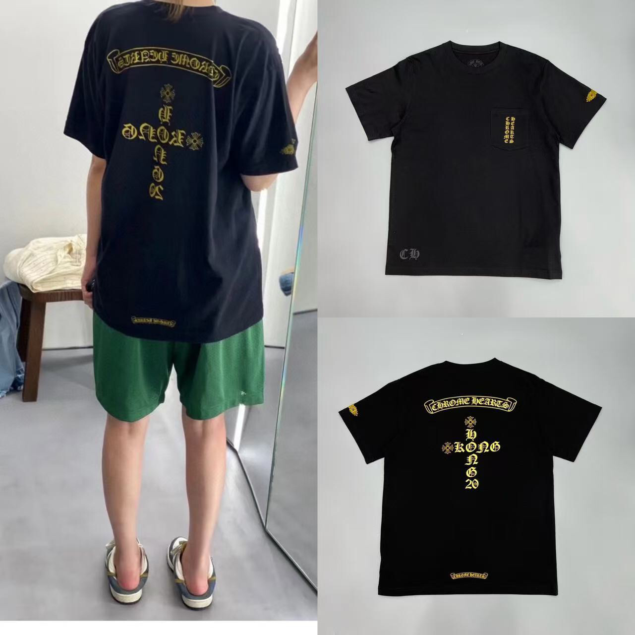 79_[1:1 quality] Chrome Heart T-shirt