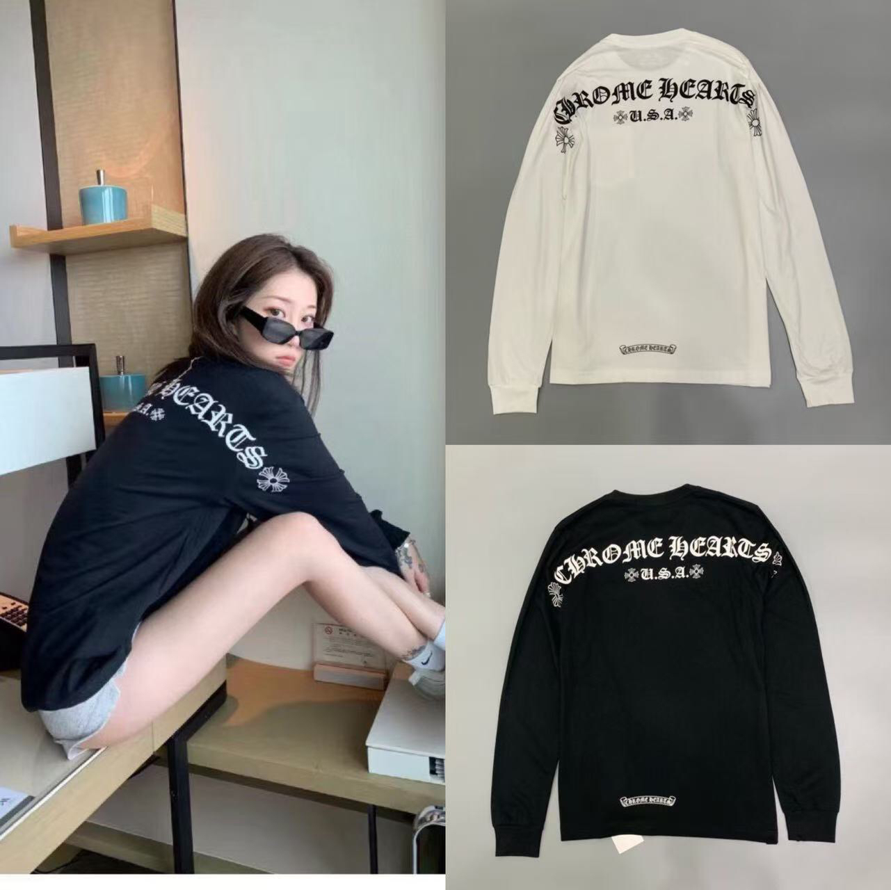 104_[1:1 quality] Chrome Heart Longsleeves